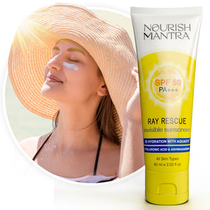 Ray Rescue Invisible Sunscreen Lotion SPF 50