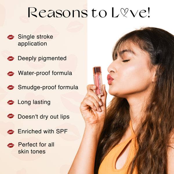 Creamy Matte Liquid Lipstick with SPF 15