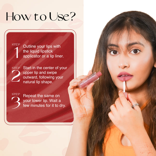 Creamy Matte Liquid Lipstick with SPF 15