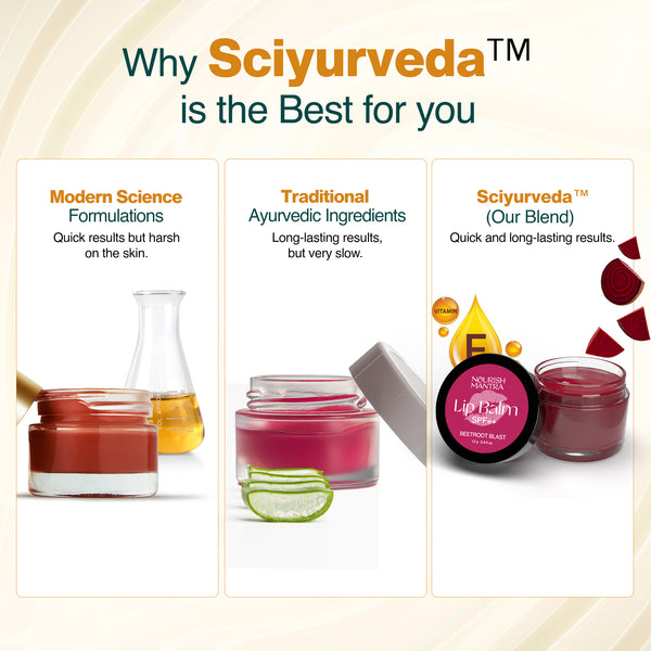 Beetroot Lip Balm for Dry Lips With SPF++
