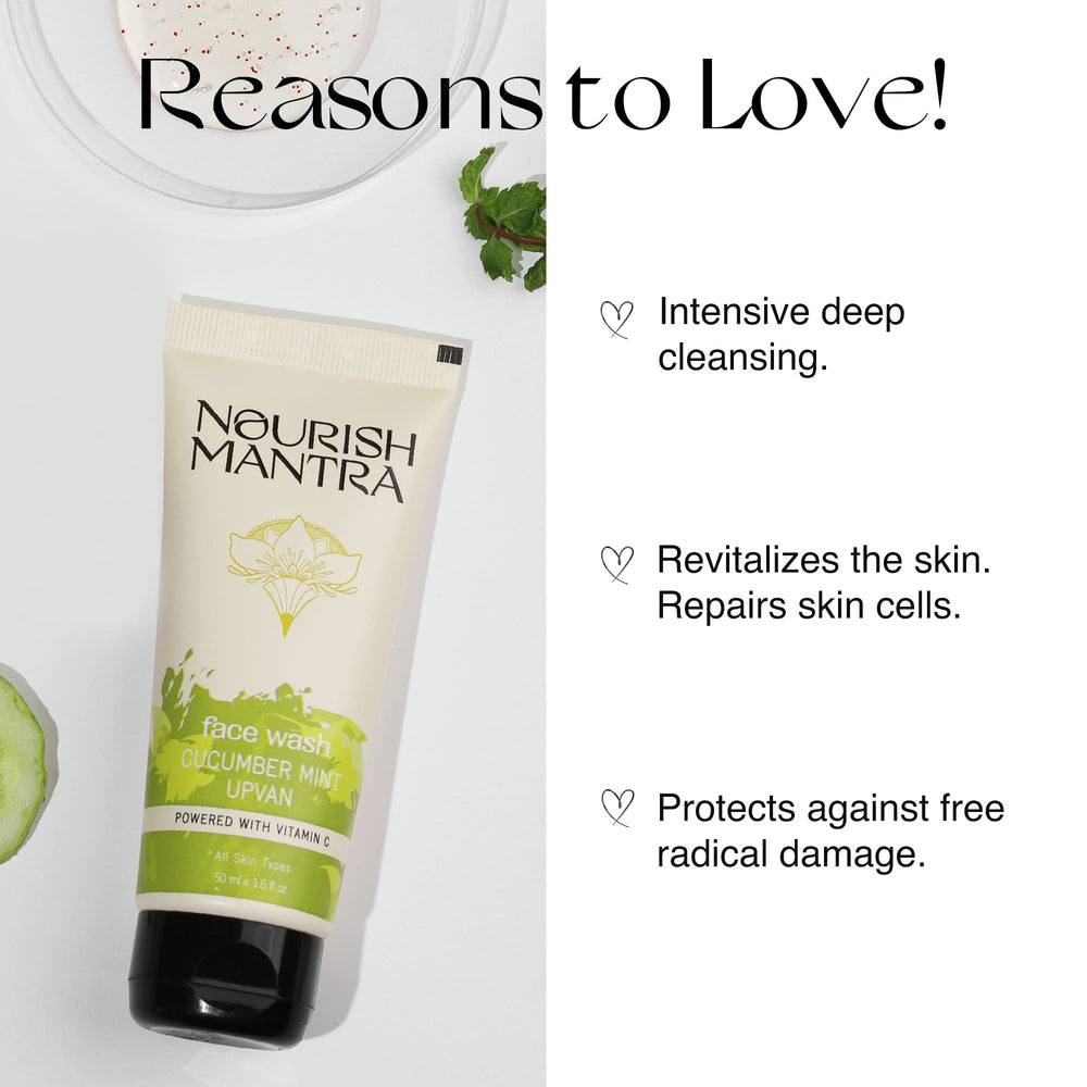 cucumber face wash 50 ml