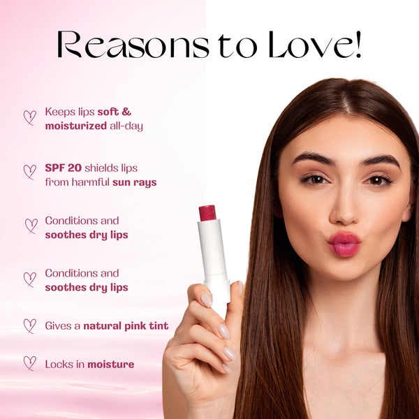 Beetroot Tinted Lip Balm with SPF 20